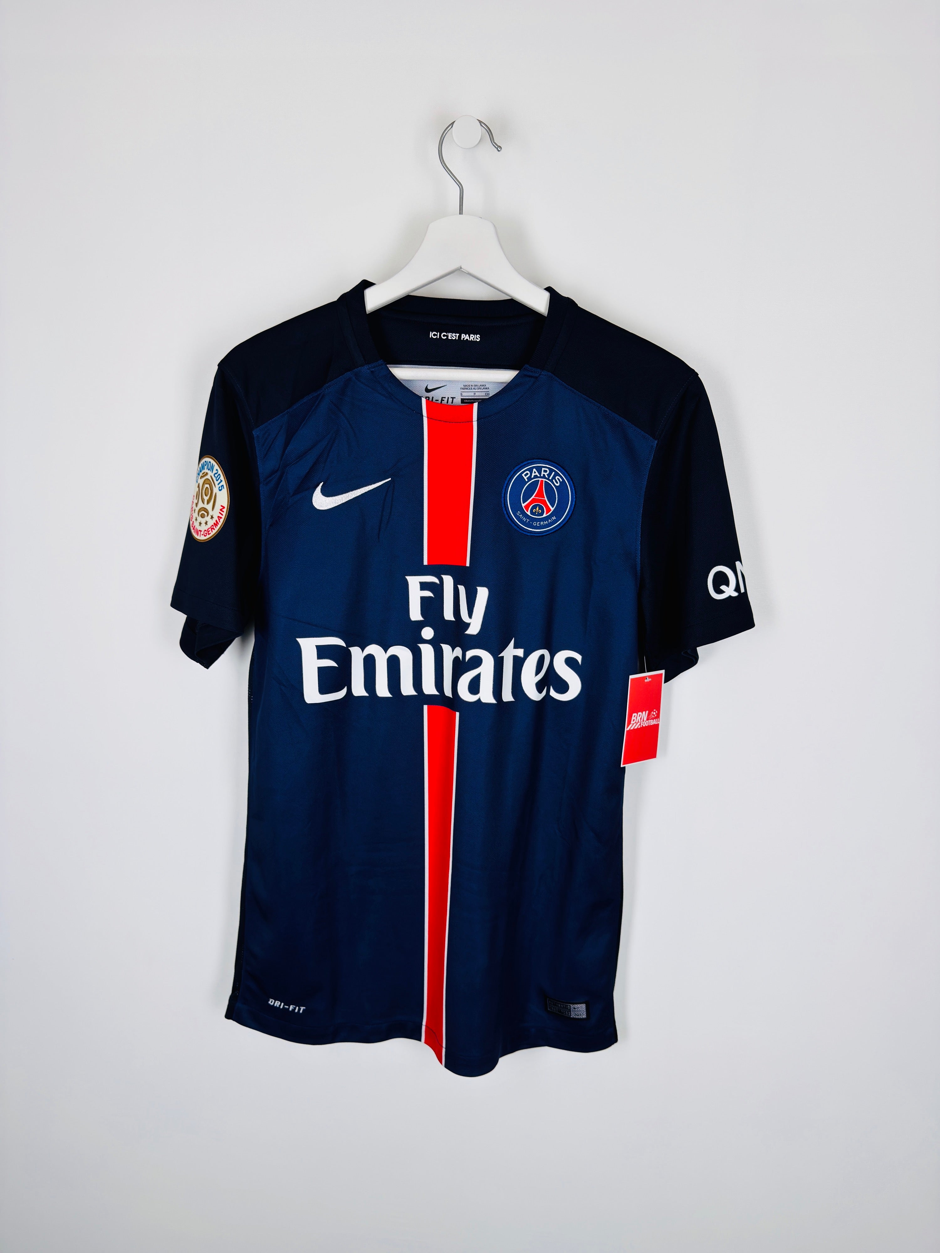 PSG HOME FOOTBALL JERSEY 2015/2016 - IBRAHIMOVIC #10 (S)