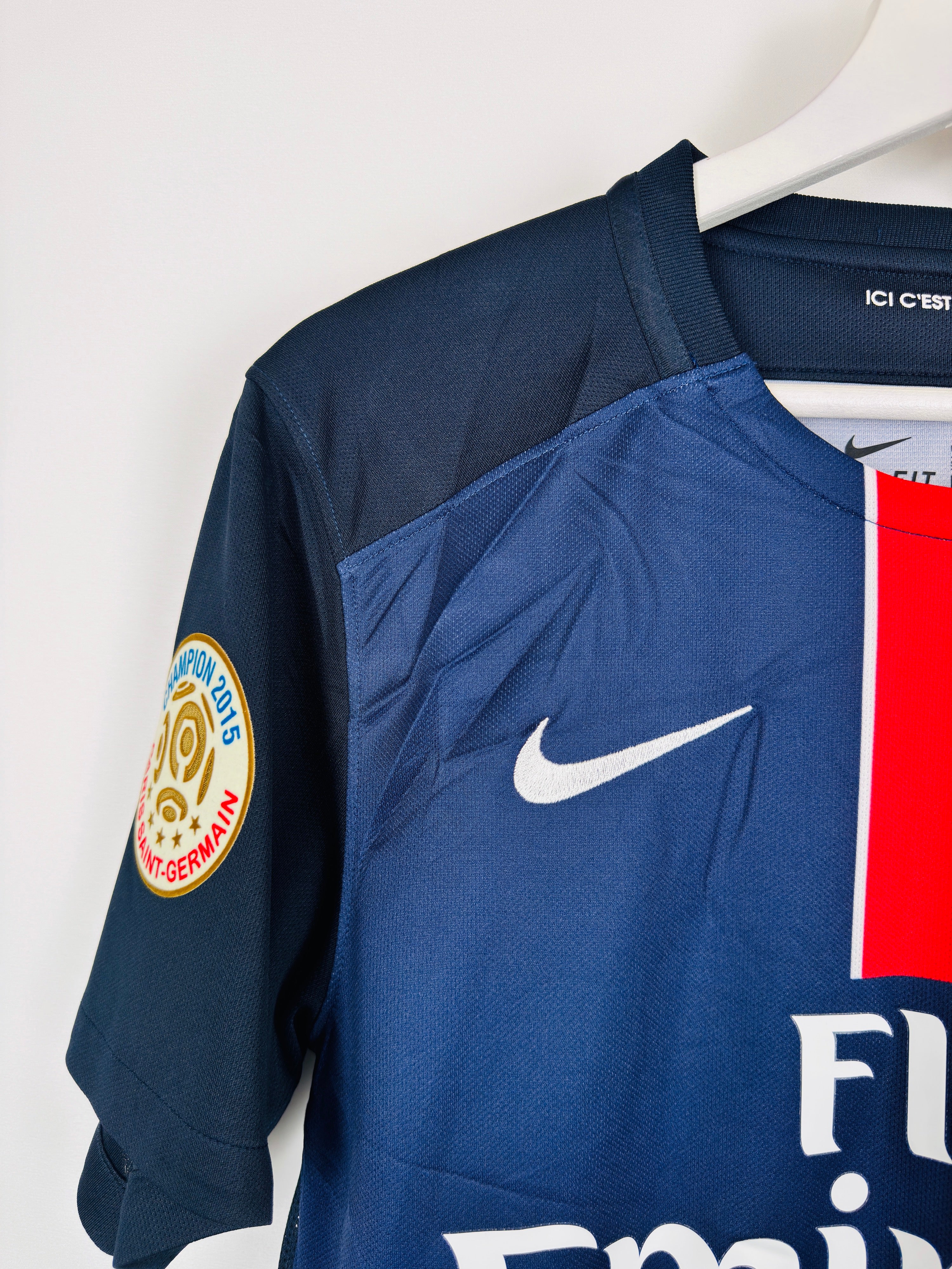 PSG HOME FOOTBALL JERSEY 2015/2016 - IBRAHIMOVIC #10 (S)