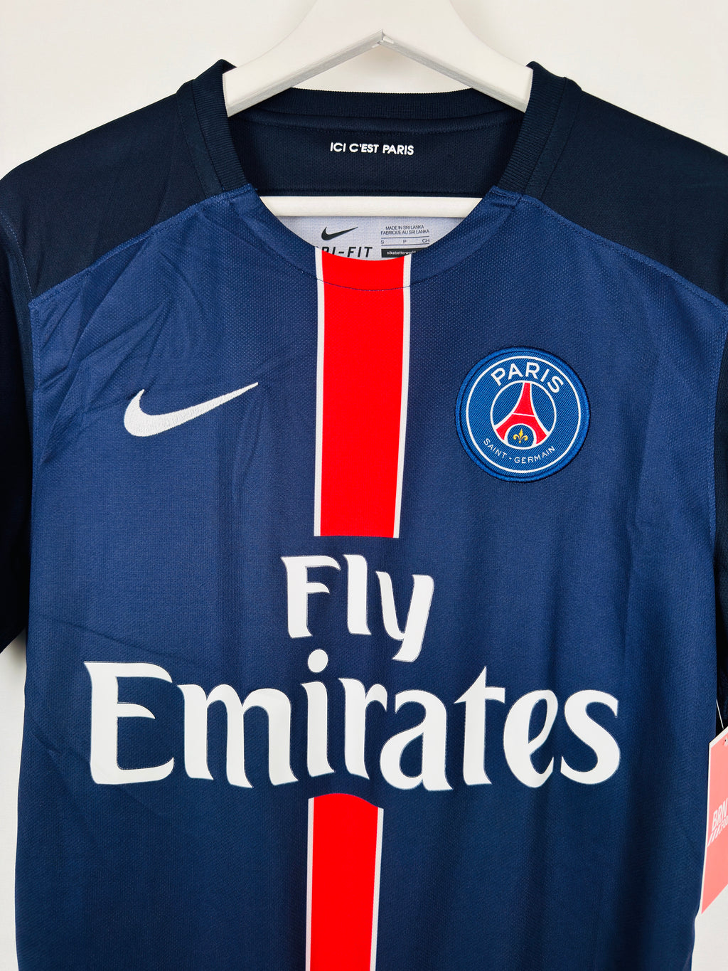 PSG HOME FOOTBALL JERSEY 2015/2016 - IBRAHIMOVIC #10 (S)