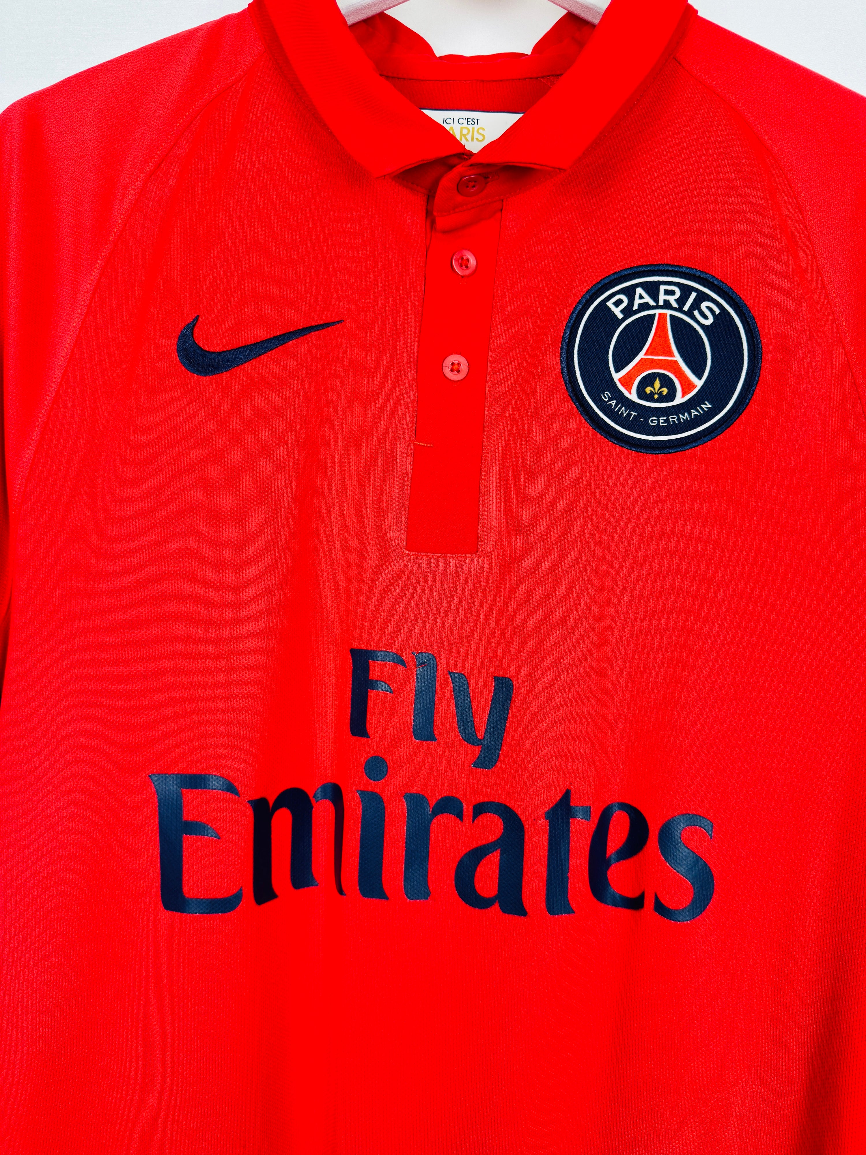 PSG 2014/2015 THIRD FOOTBALL JERSEY - T.SILVA #2 (S)