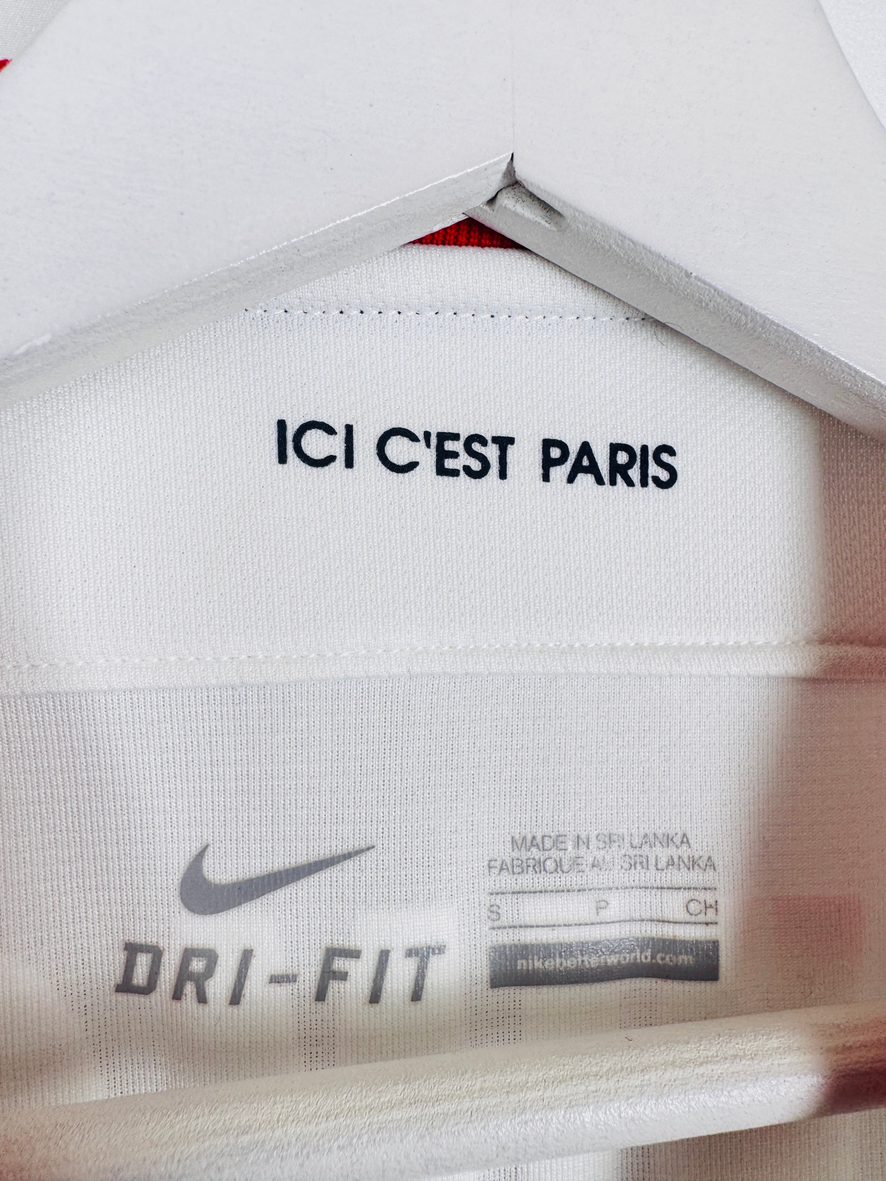 PSG 2015/2016 AWAY FOOTBALL SHIRT - IBRAHIMOVIC #10 (S)