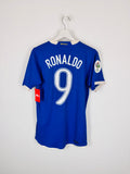 BRAZIL 2006 AWAY FOOTBALL SHIRT - RONALDO #9 (S)