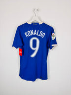 BRAZIL 2006 AWAY FOOTBALL SHIRT - RONALDO #9 (S)