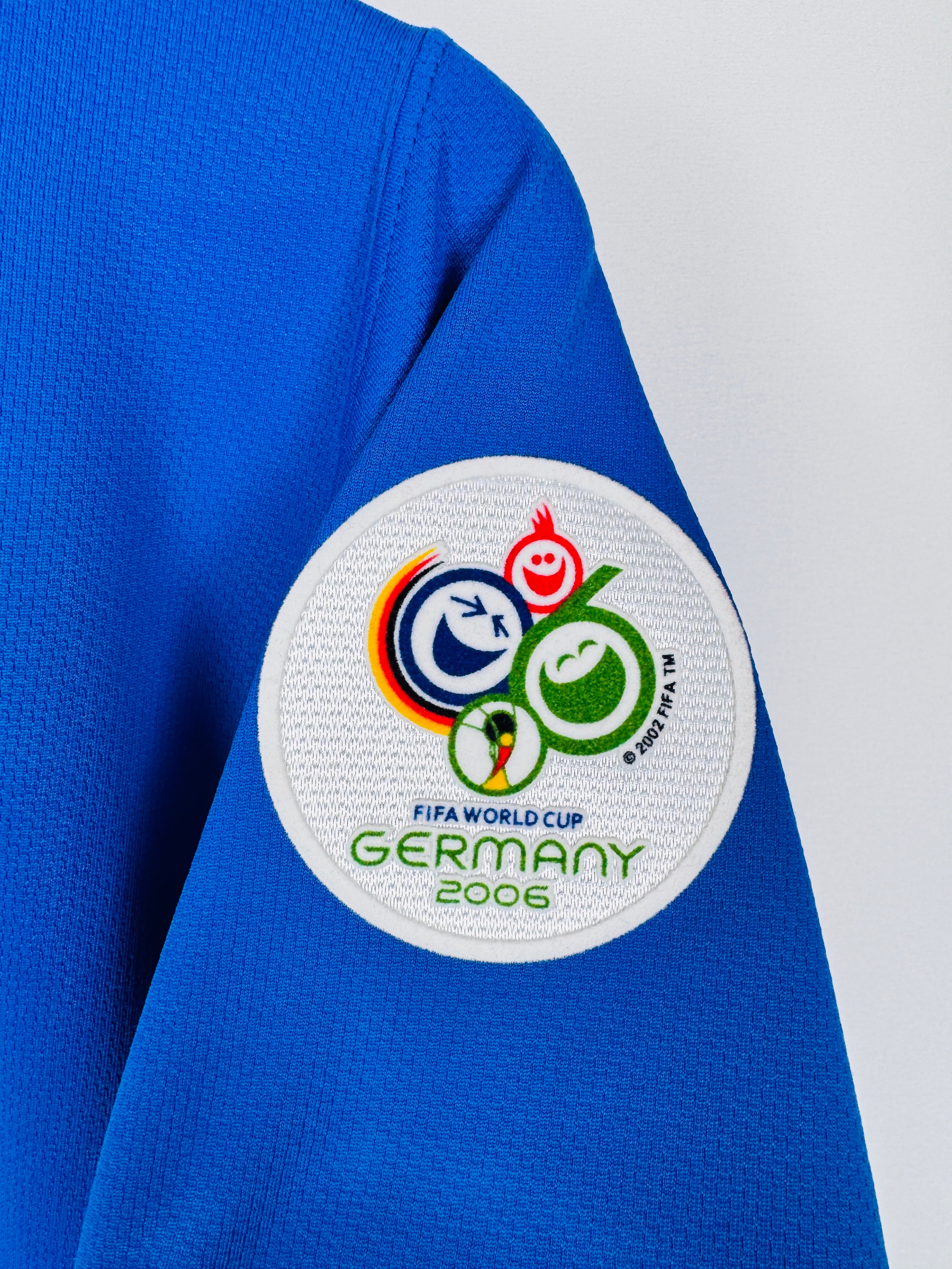 MAILLOT DE FOOTBALL BRÉSIL 2006 EXTÉRIEUR - RONALDO #9 (S)