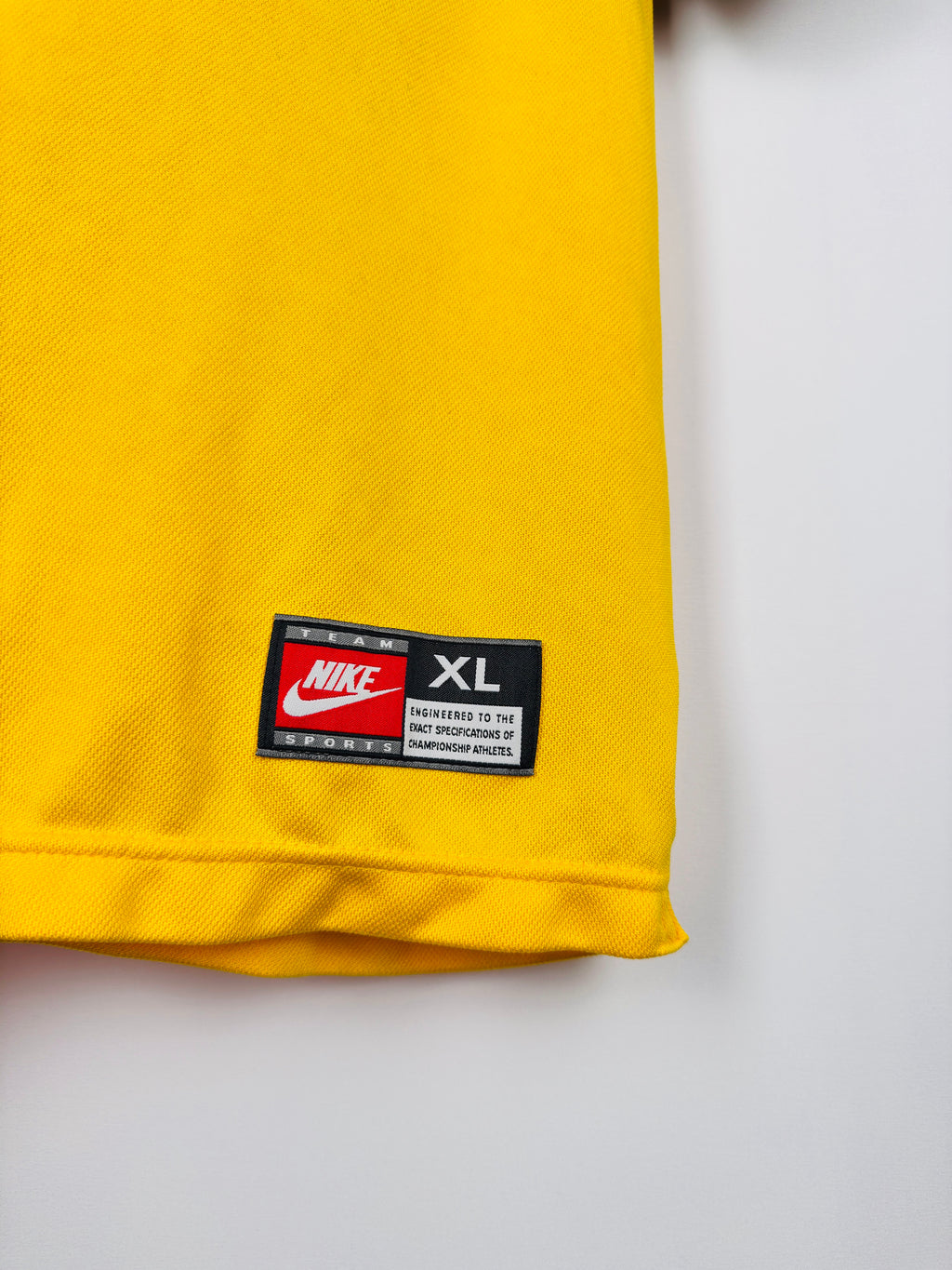 BRAZIL 1998 HOME FOOTBALL JERSEY - RONALDO #9 (XL)