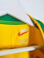 BRAZIL 1998 HOME FOOTBALL JERSEY - RONALDO #9 (XL)