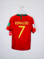 PORTUGAL 2018 HOME FOOTBALL JERSEY - RONALDO #7 (S)