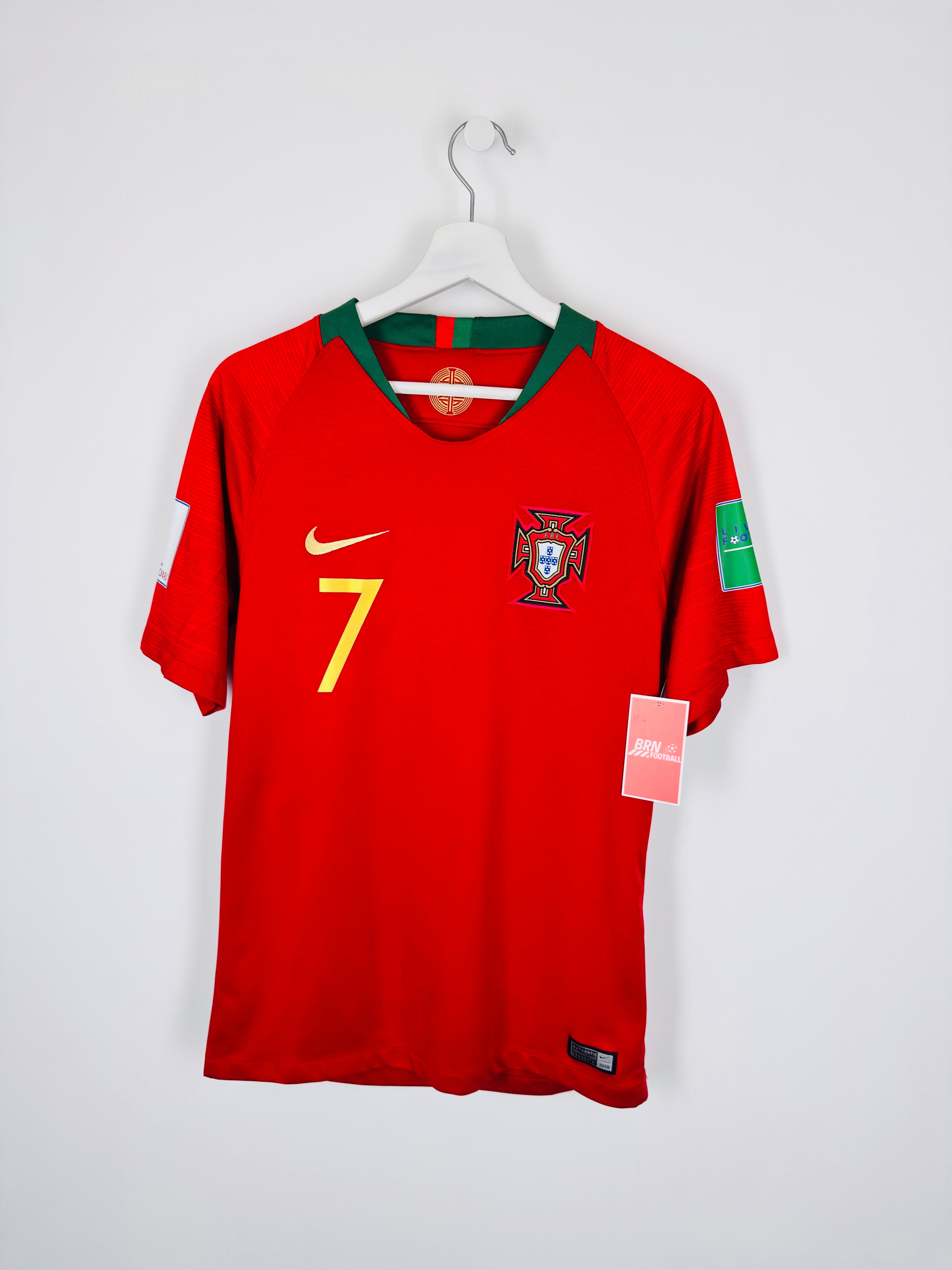 PORTUGAL 2018 HOME FOOTBALL JERSEY - RONALDO #7 (S)