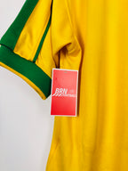BRAZIL 1998 HOME FOOTBALL JERSEY - RONALDO #9 (S)