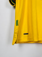 BRAZIL 1998 HOME FOOTBALL JERSEY - RONALDO #9 (S)