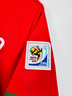 PORTUGAL 2010 HOME FOOTBALL JERSEY - RONALDO #7 (S)