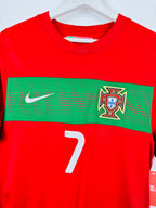PORTUGAL 2010 HOME FOOTBALL JERSEY - RONALDO #7 (S)
