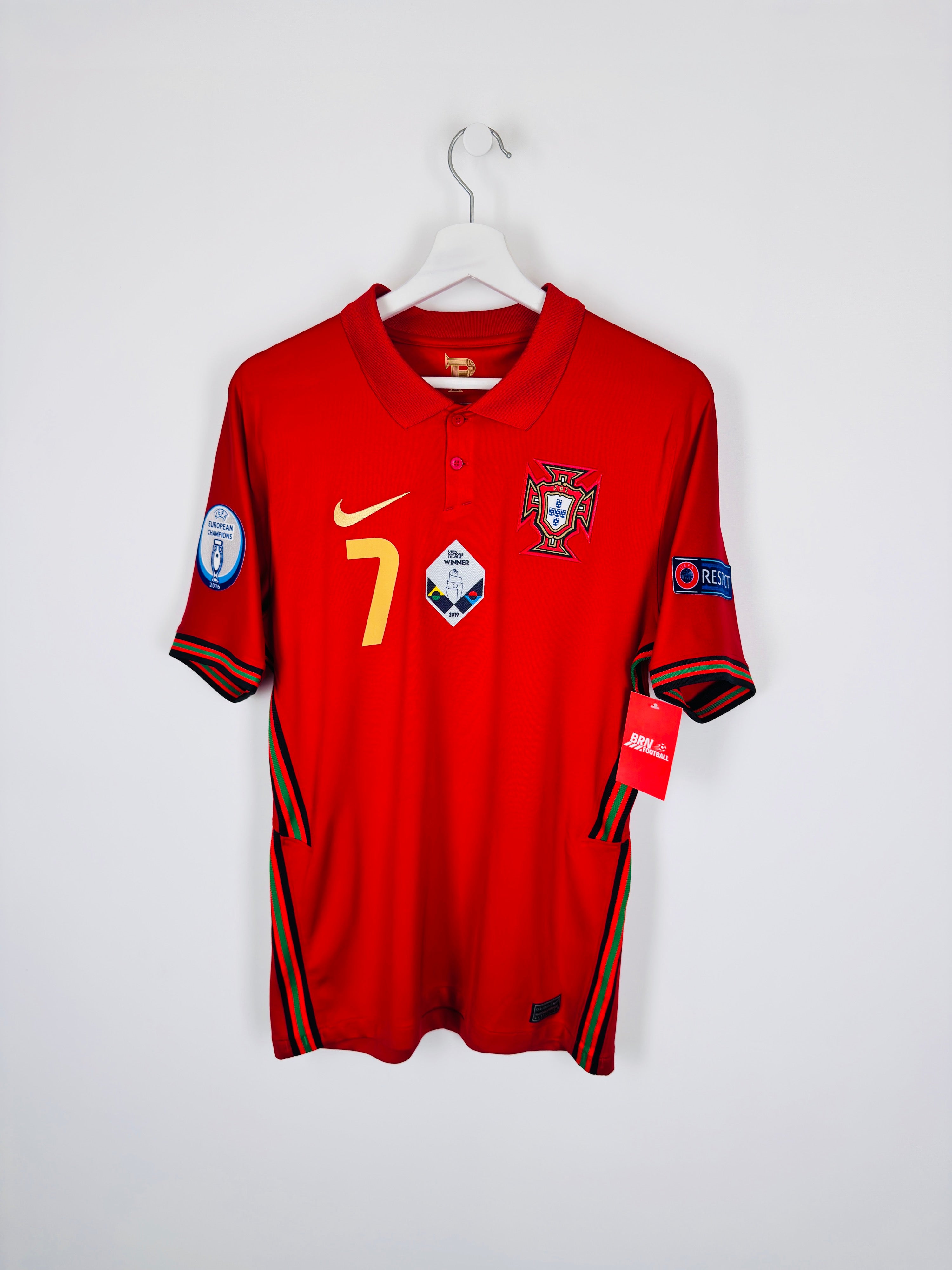 PORTUGAL 2020 HOME FOOTBALL JERSEY - RONALDO #7 (S)