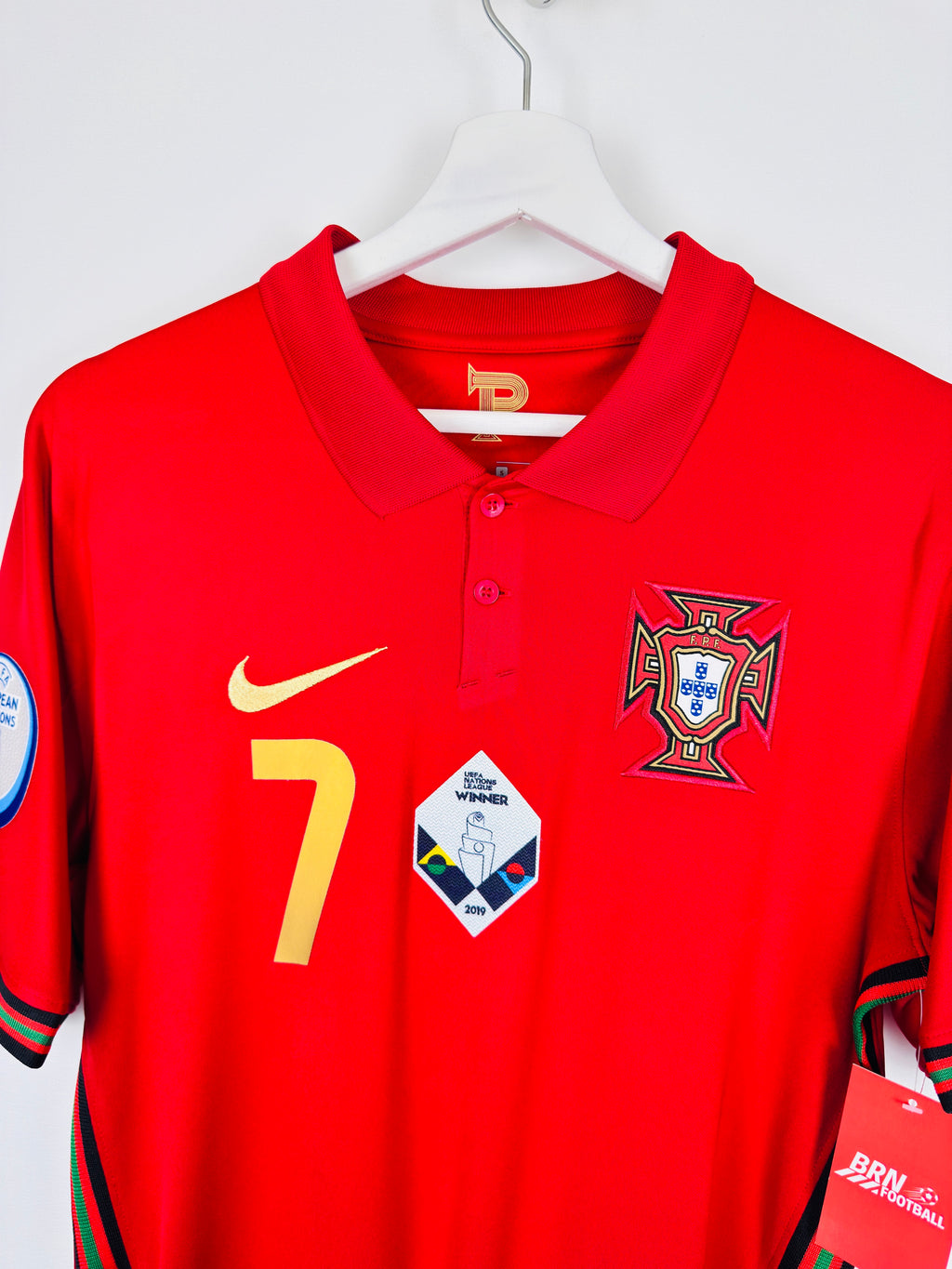 PORTUGAL 2020 HOME FOOTBALL JERSEY - RONALDO #7 (S)