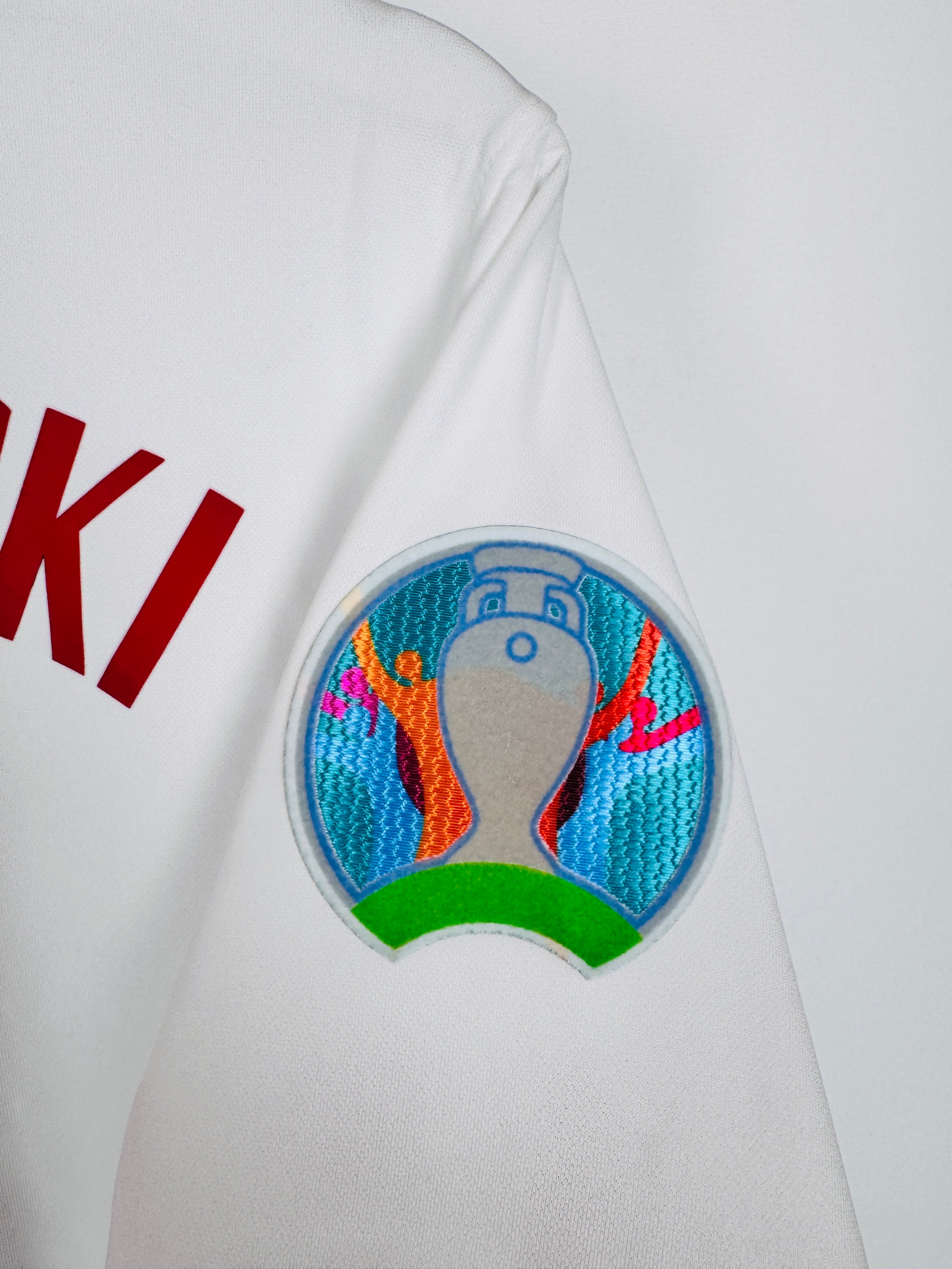 POLAND 2020 HOME FOOTBALL SHIRT NEW - LEWANDOWSKI #9 (S)