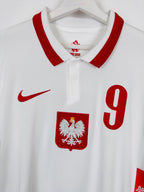 POLAND 2020 HOME FOOTBALL SHIRT NEW - LEWANDOWSKI #9 (S)