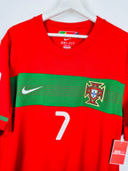 PORTUGAL 2010 HOME FOOTBALL JERSEY - RONALDO #7 (XL)