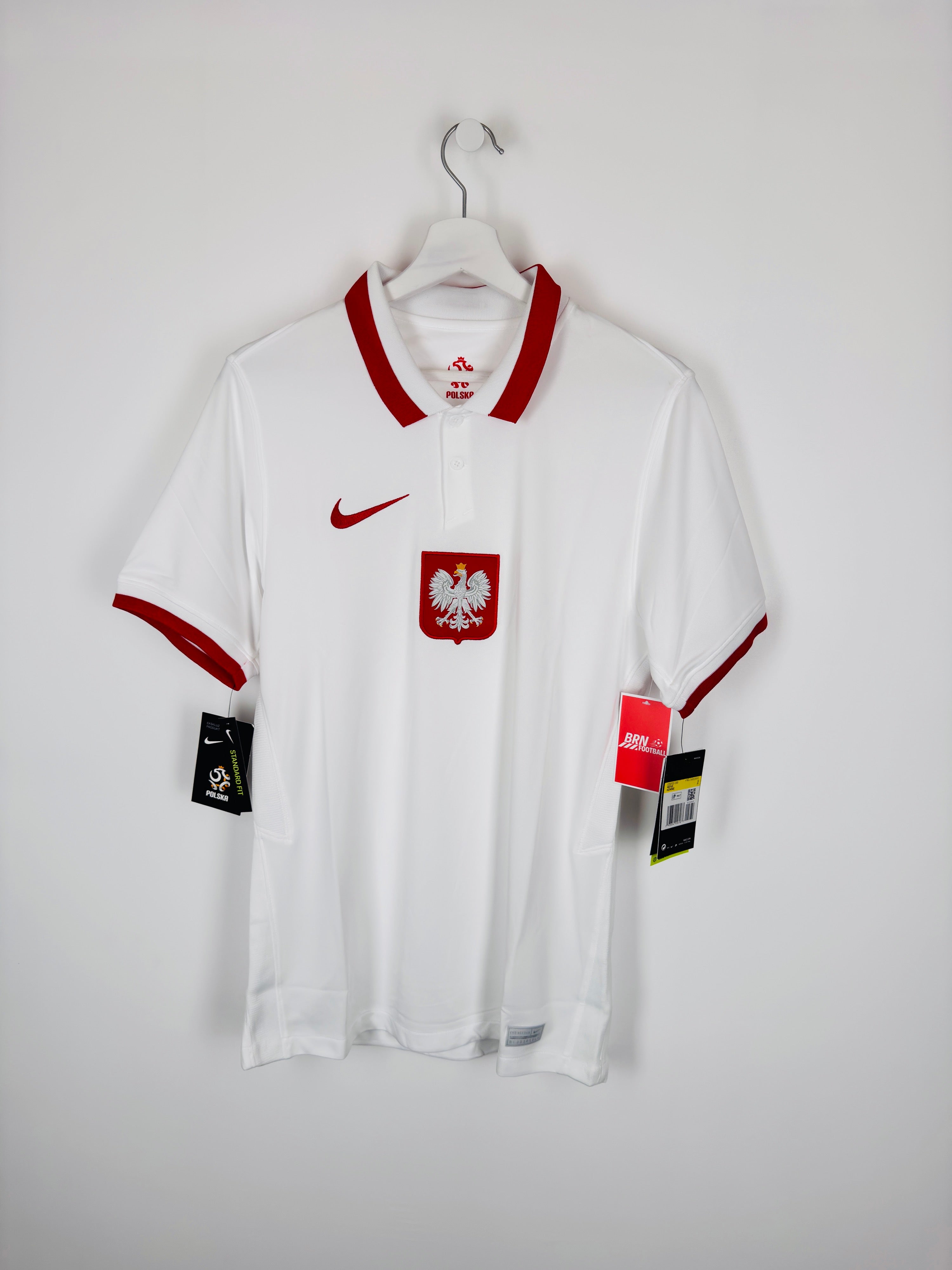 POLAND 2020 HOME FOOTBALL SHIRT NEW (S)