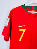 PORTUGAL 2018 HOME FOOTBALL JERSEY - RONALDO #7 (S)