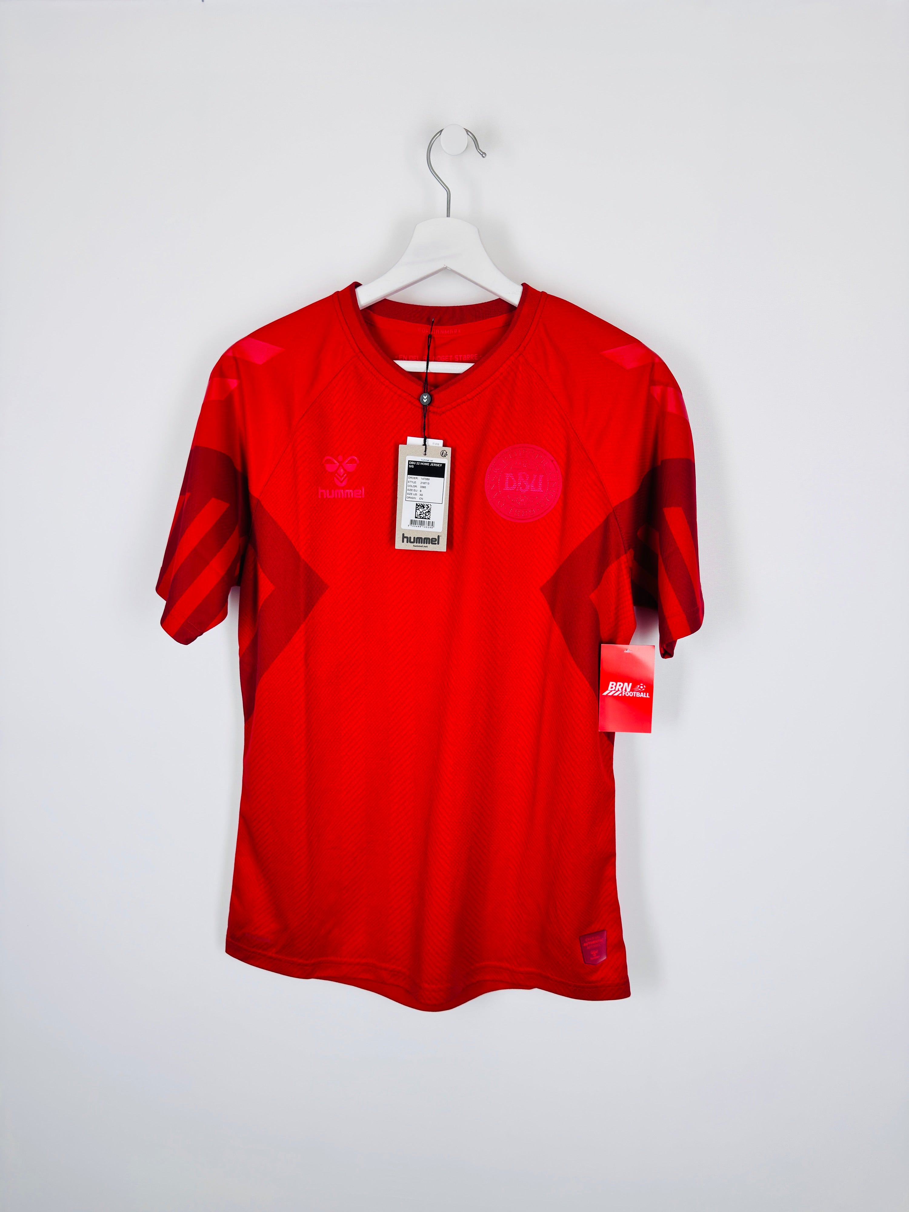 NEW DENMARK 2022 HOME FOOTBALL JERSEY (S)