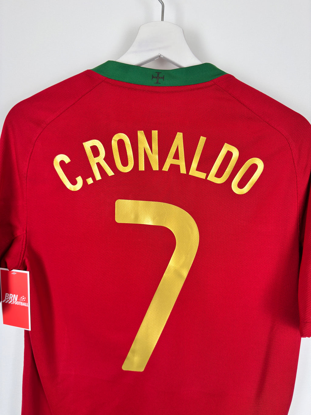 PORTUGAL 2008 HOME FOOTBALL JERSEY - C.RONALDO #7