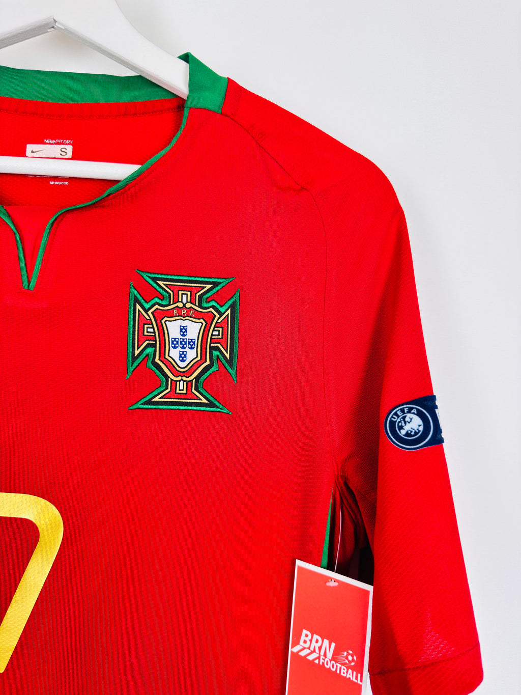 PORTUGAL 2008 HOME FOOTBALL JERSEY - C.RONALDO #7