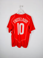 NETHERLANDS FOOTBALL JERSEY 2004/2006 HOME - V.NISTELROOY #10 (M)