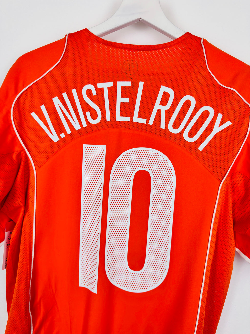 NETHERLANDS FOOTBALL JERSEY 2004/2006 HOME - V.NISTELROOY #10 (M)