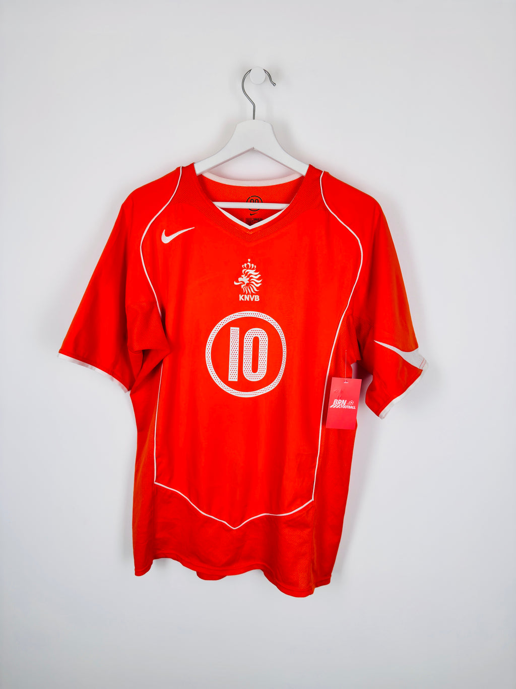 NETHERLANDS FOOTBALL JERSEY 2004/2006 HOME - V.NISTELROOY #10 (M)