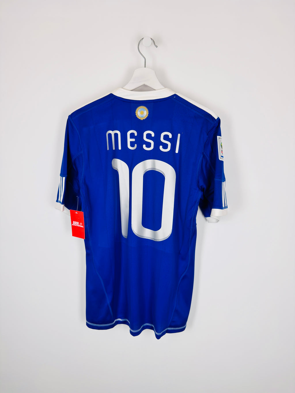 ARGENTINA 2010 AWAY FOOTBALL JERSEY - MESSI #10 (S)
