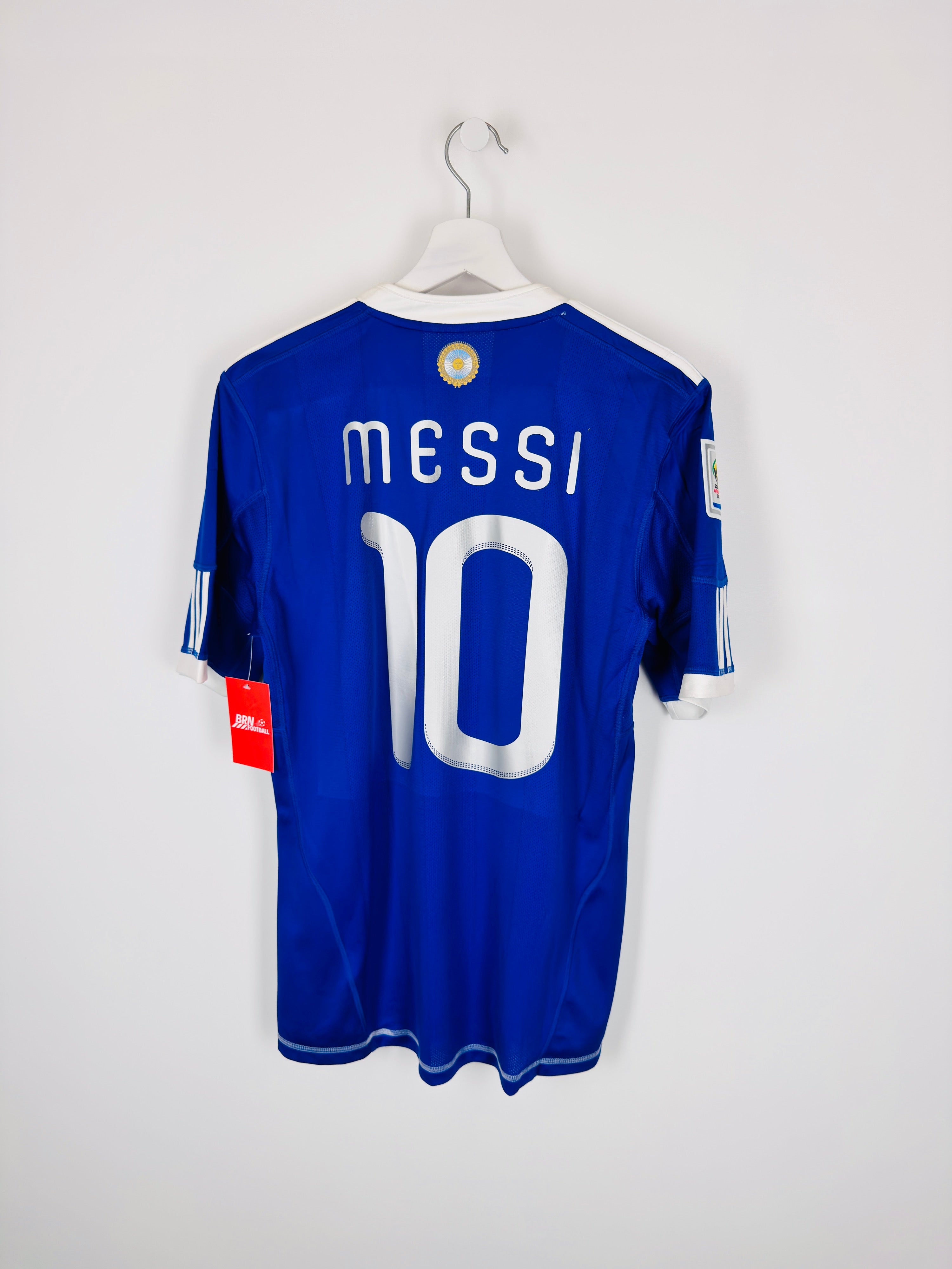 ARGENTINA 2010 AWAY FOOTBALL JERSEY - MESSI #10 (S)