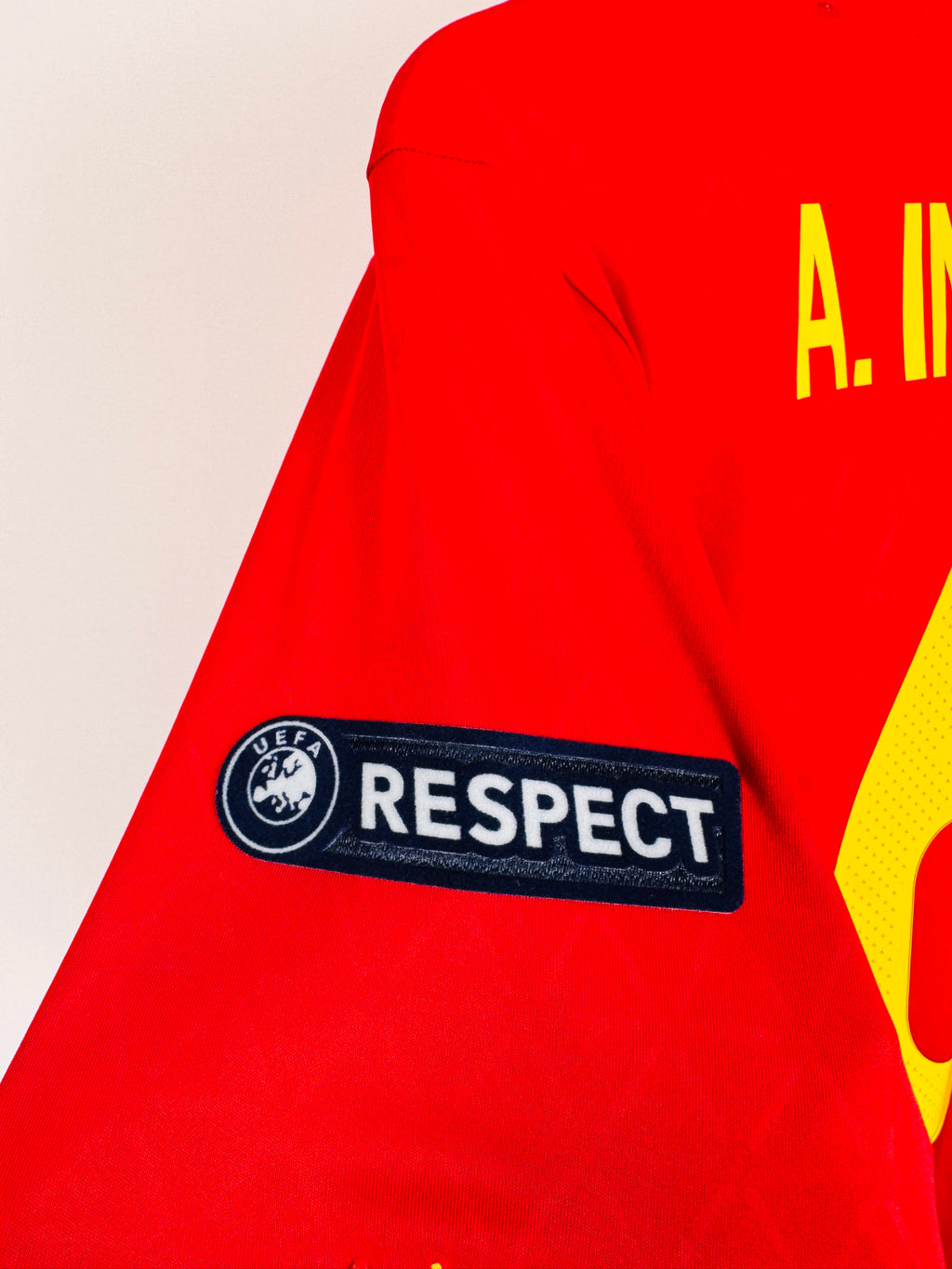 SPAIN 2016 HOME FOOTBALL JERSEY - INIESTA #6 (S)