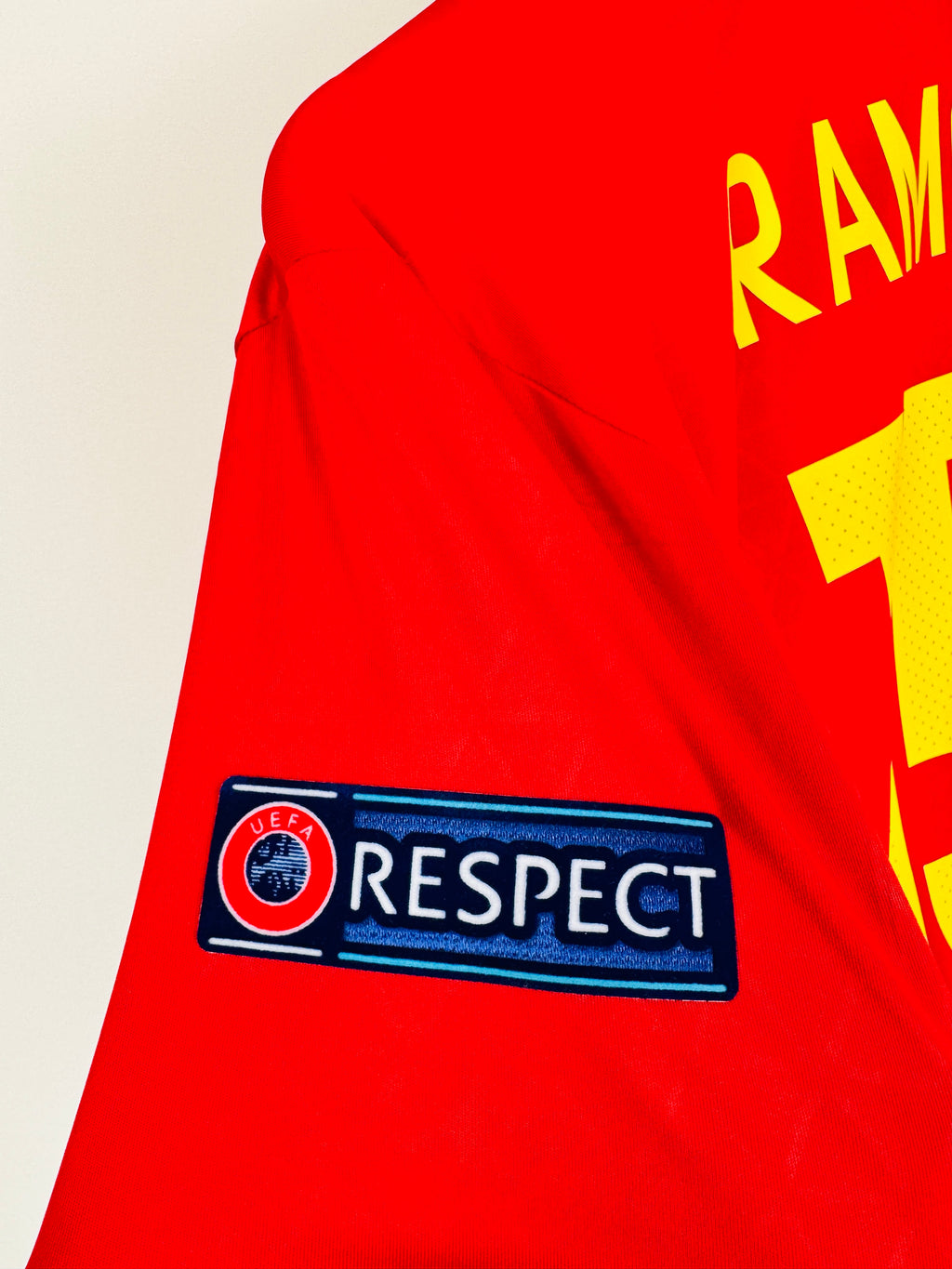SPAIN 2016 HOME FOOTBALL JERSEY - RAMOS #15 (S)