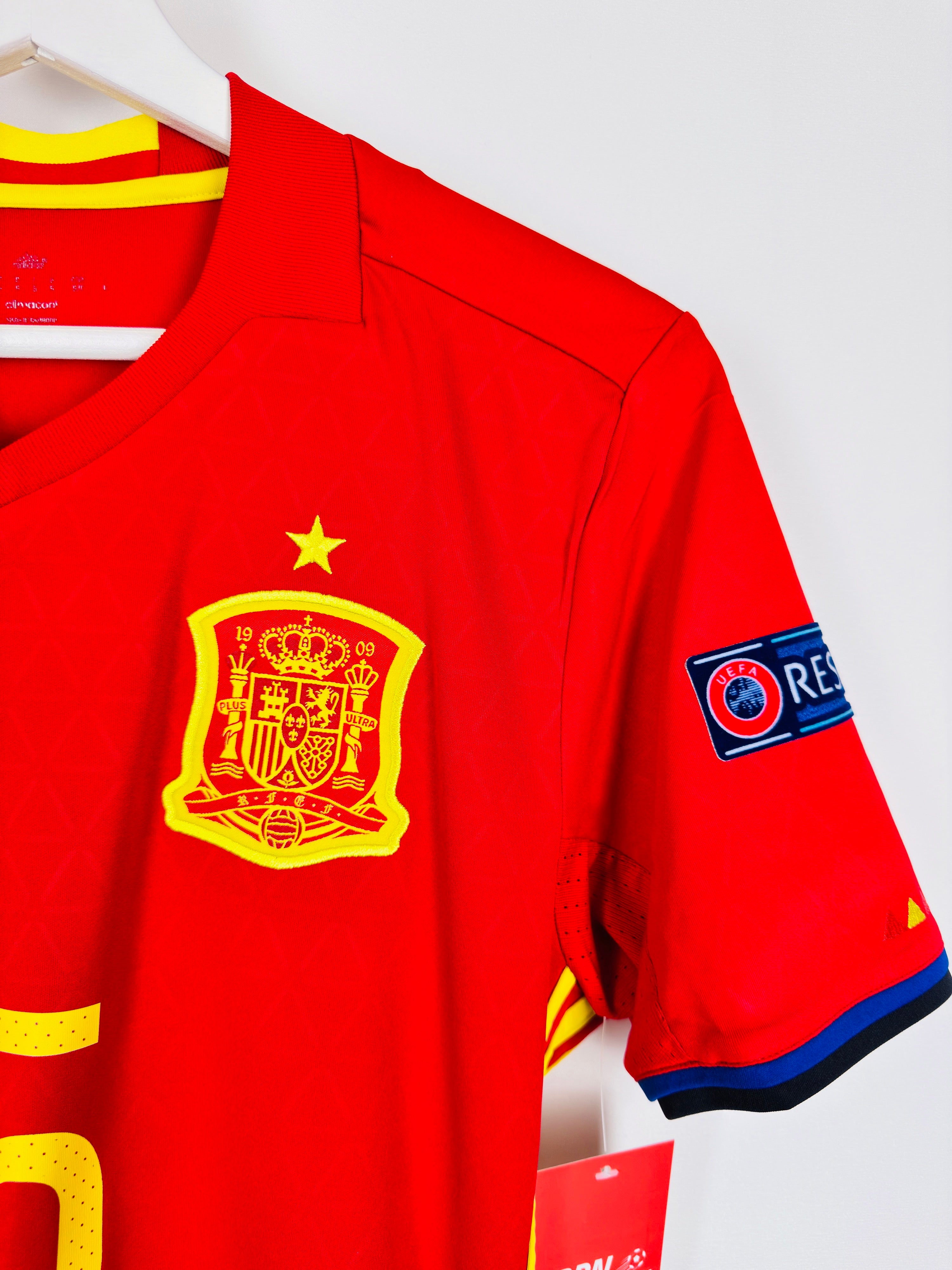 SPAIN 2016 HOME FOOTBALL JERSEY - RAMOS #15 (S)