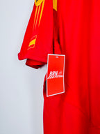 SPAIN 2004 HOME FOOTBALL SHIRT - RAUL #7 (XL)