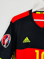BELGIUM 2016 HOME FOOTBALL JERSEY - E.HAZARD #10 (M)