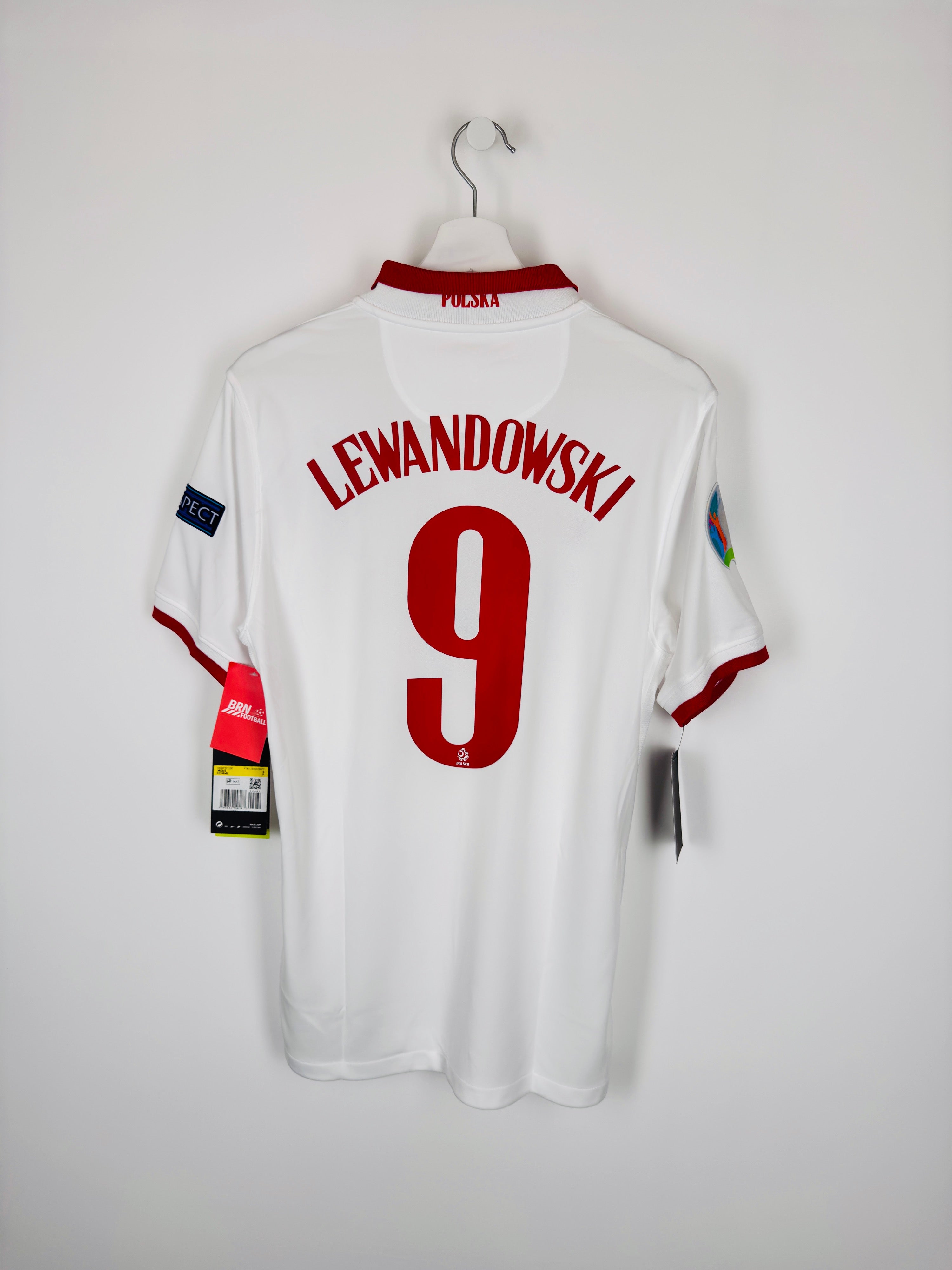 NEW POLAND 2020 HOME FOOTBALL JERSEY - LEWANDOWSKI #9 (S)