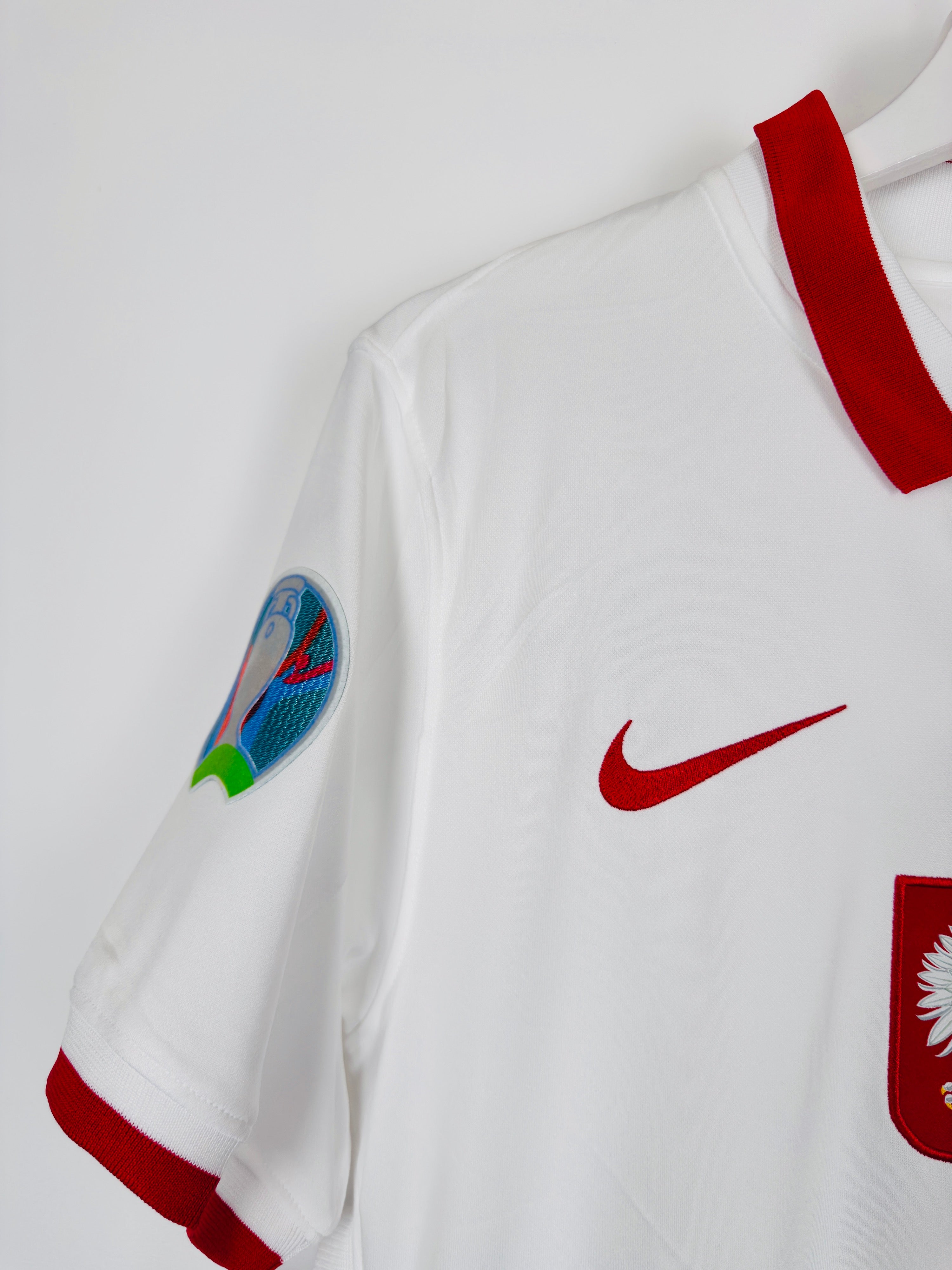 NEW POLAND 2020 HOME FOOTBALL JERSEY - LEWANDOWSKI #9 (S)