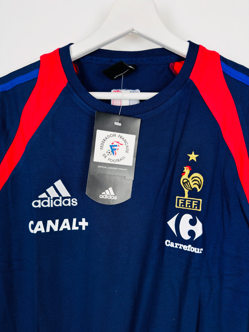 FRANCE NATIONAL FOOTBALL TEAM 2000 PRO STOCK JERSEY NEW (M)