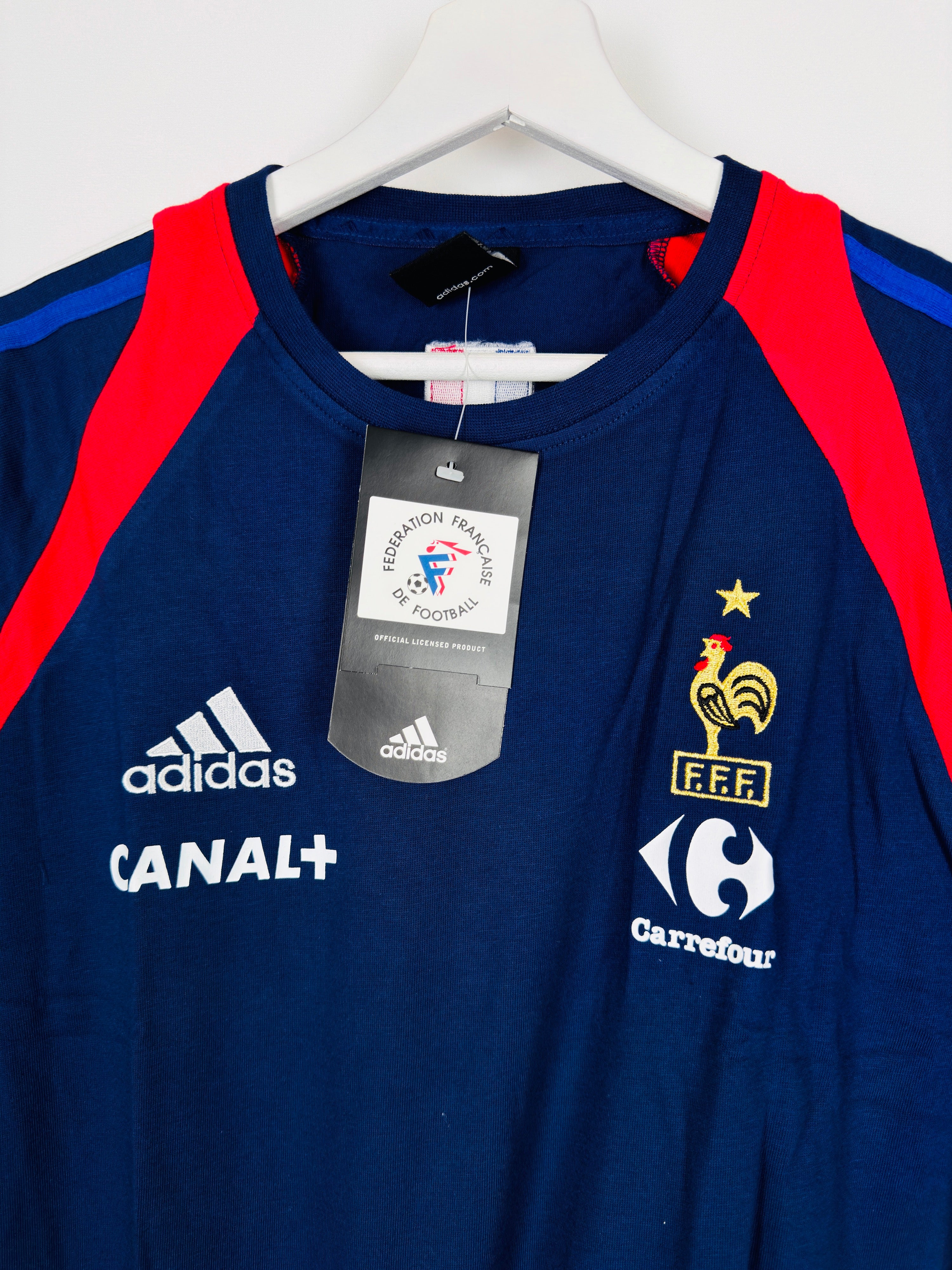 CAMISETA DE FÚTBOL SELECCIÓN DE FRANCIA 2000 STOCK PROFESIONAL NUEVA (M)