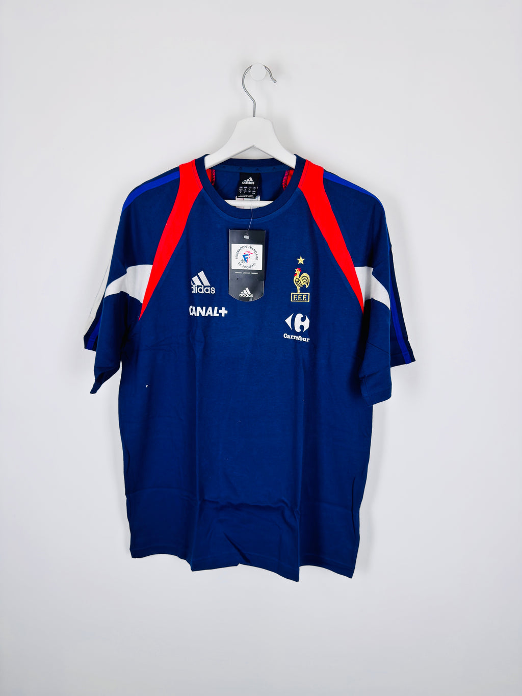 FRANCE NATIONAL FOOTBALL TEAM 2000 PRO STOCK JERSEY NEW (M)