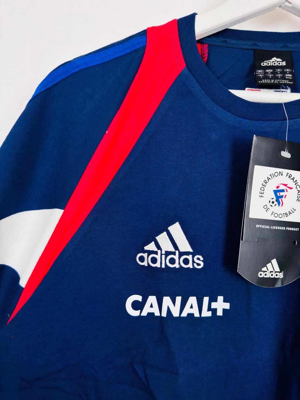 FRANCE NATIONAL FOOTBALL TEAM 2000 PRO STOCK JERSEY NEW (M)