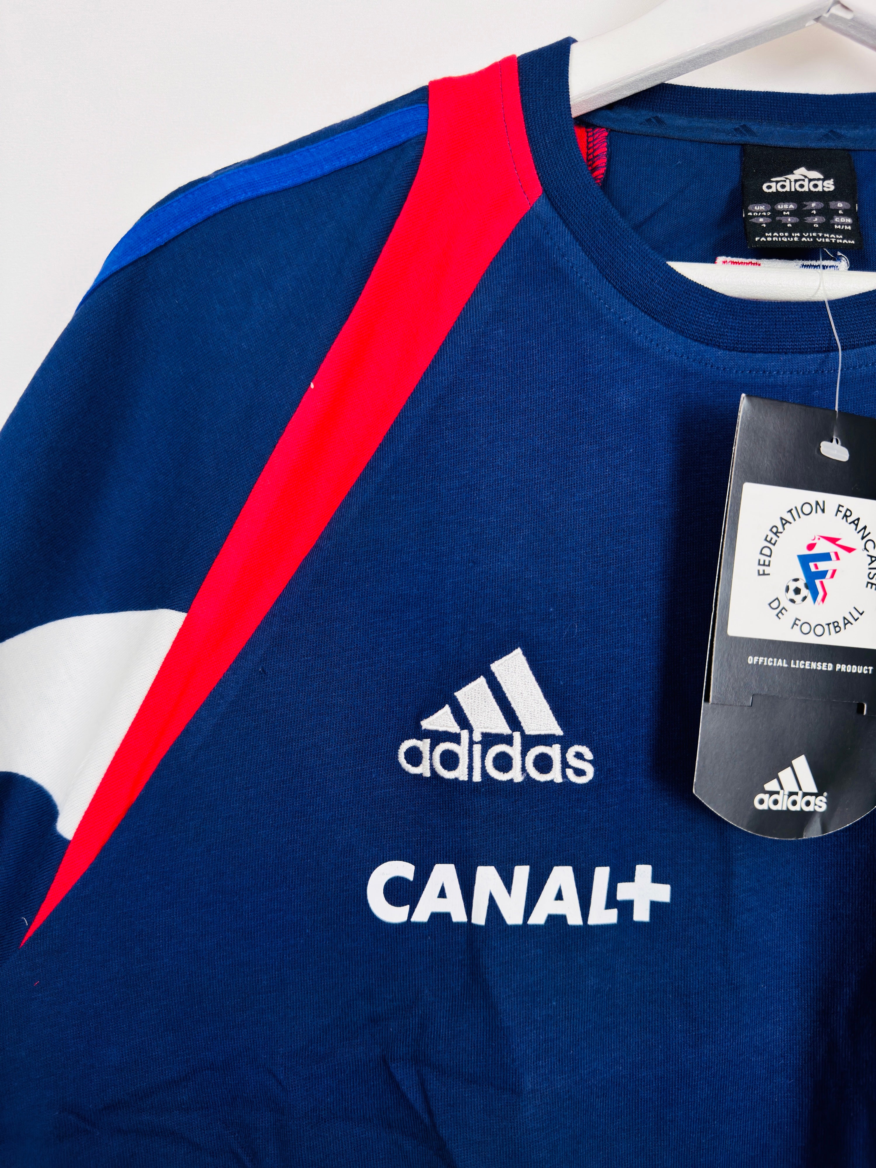 CAMISETA DE FÚTBOL SELECCIÓN FRANCIA 2000 STOCK PRO NUEVA (M)