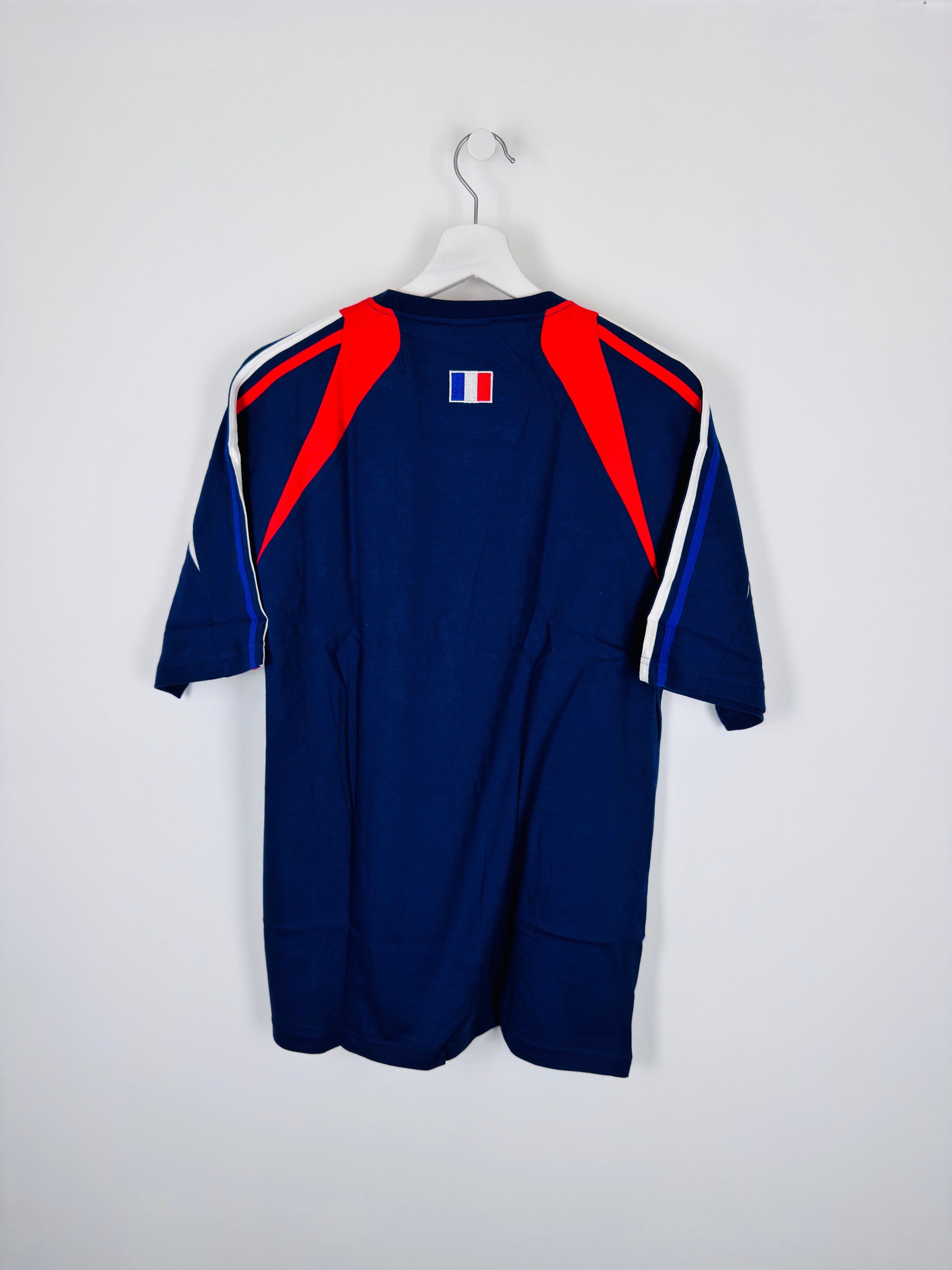 CAMISETA DE FÚTBOL SELECCIÓN FRANCIA 2000 STOCK PRO NUEVA (M)
