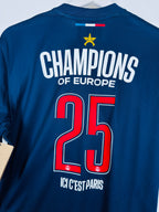 PSG 2024/2025 HOME FOOTBALL JERSEY - CHAMPIONS OF EUROPE 25 (M)