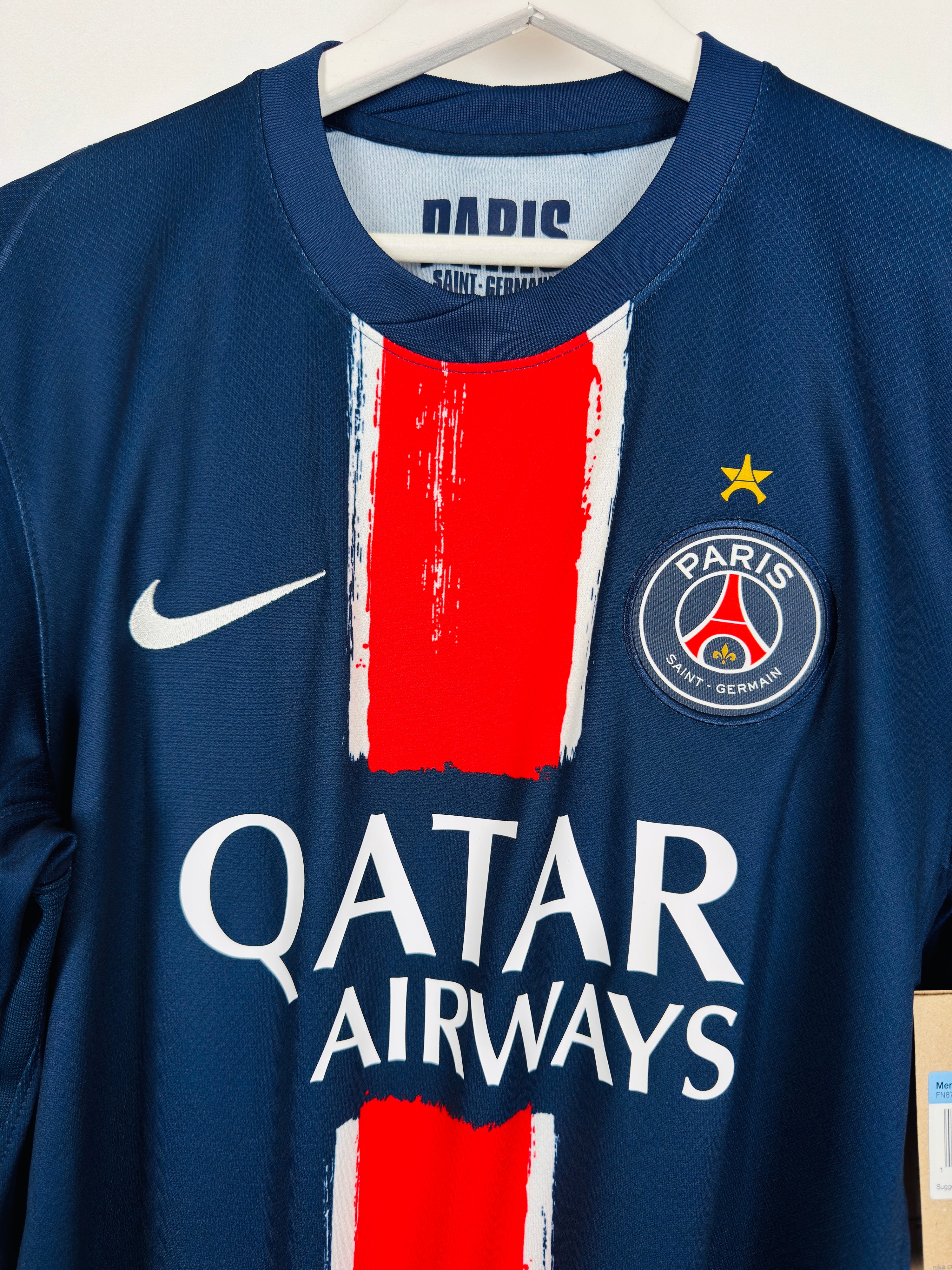 PSG 2024/2025 HOME FOOTBALL JERSEY - CHAMPIONS OF EUROPE 25 (M)