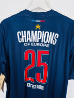 PSG FOOTBALL JERSEY 2024/2025 HOME - CHAMPIONS OF EUROPE 25 (L)
