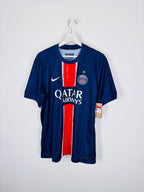 PSG FOOTBALL JERSEY 2024/2025 HOME - CHAMPIONS OF EUROPE 25 (L)