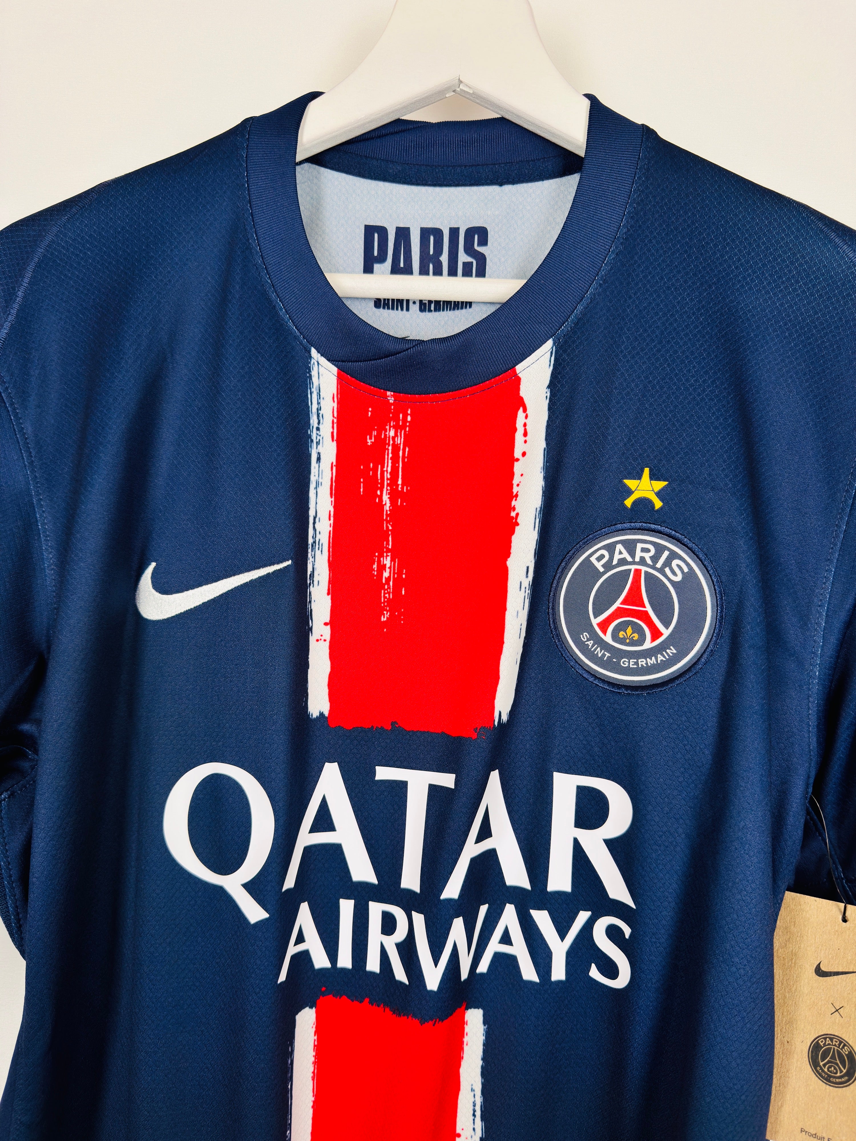 PSG 2024/2025 HOME FOOTBALL JERSEY - CHAMPIONS OF EUROPE 25 (M)