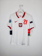 NEW POLAND 2020 HOME FOOTBALL SHIRT - ZIELINSKI #21 (S)